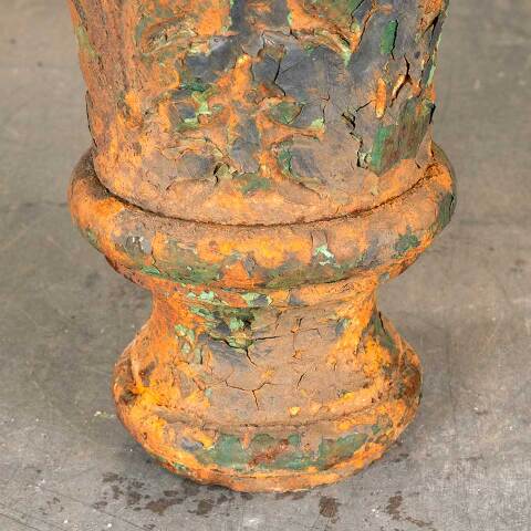 #45653 Salvaged Antique Cast Iron Street Lamp Part image 5