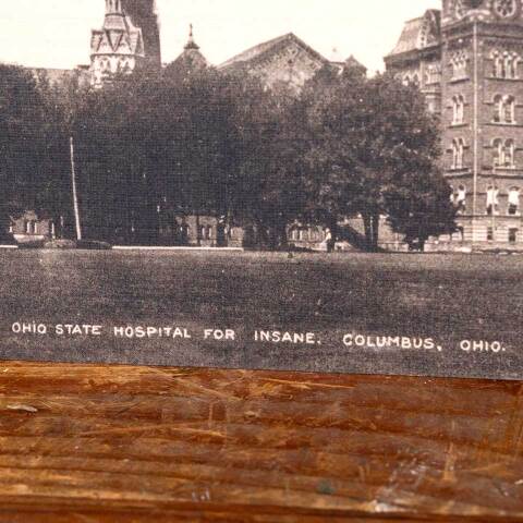 #45670 Ohio State Hospital for Insane Postcard image 2