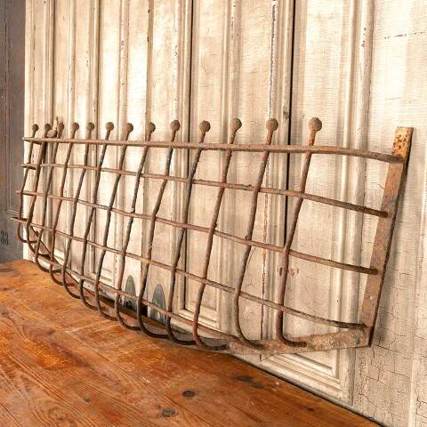 #45712 Antique Wrought Iron Window Grate Cover image 4