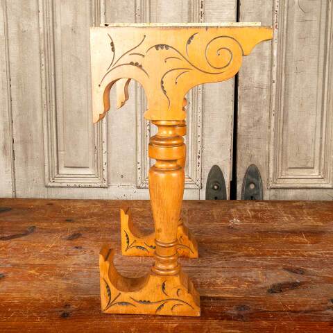 #45714 Pair of Carved Wood Piano / Organ Brackets image 3