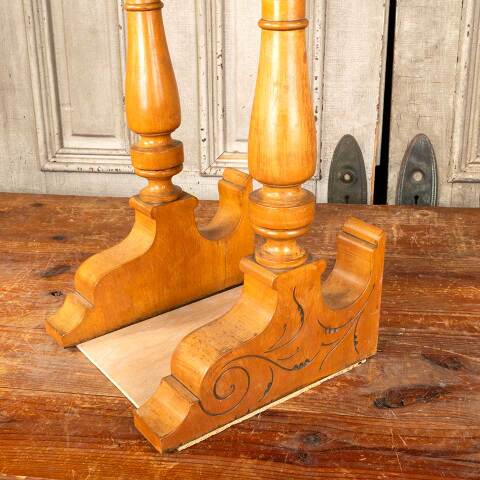 #45714 Pair of Carved Wood Piano / Organ Brackets image 7