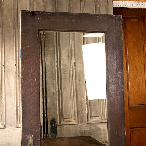 #45771 36x79 Antique Full View Oak Entry Door image 2