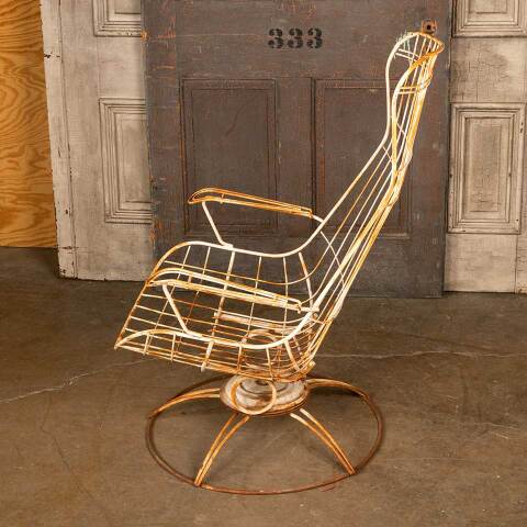 #45777 Vintage Homecrest Metal Wire Patio Chair image 3