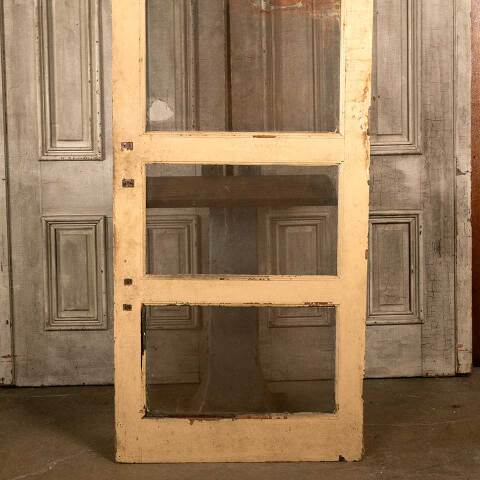 #45799 32x95 Salvaged Antique Wood Screen Door image 3