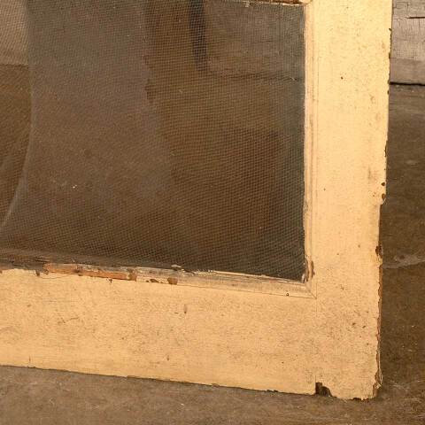 #45799 32x95 Salvaged Antique Wood Screen Door image 4