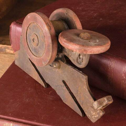 #45844 Antique Pocket Door Roller Hardware image 3