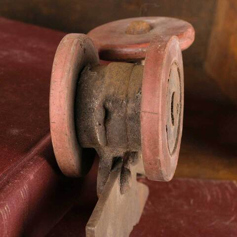 #45844 Antique Pocket Door Roller Hardware image 5