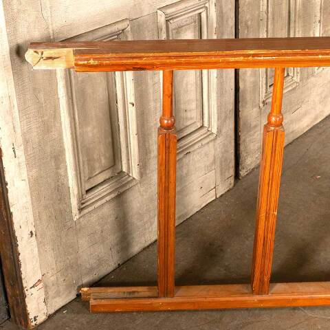 #45868 Antique Pine Balustrade Railing & Newel Post image 8