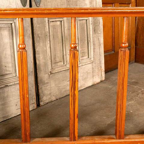 #45868 Antique Pine Balustrade Railing & Newel Post image 7