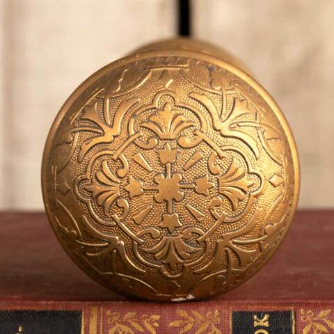 #45882 Antique Mallory Wheeler Victorian Doorknobs image 3
