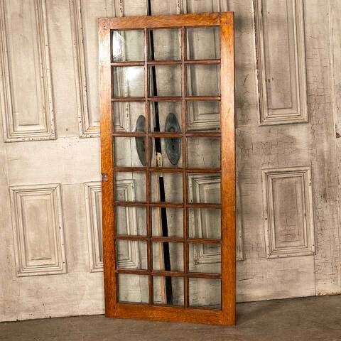 #45922 Antique Oak Divided Lite Cabinet Door image 4