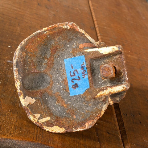 #4592 Salvaged Antique Cast Iron Bathtub Claw Foot image 3