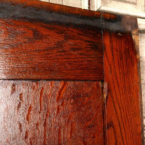 #45932 Salvaged Antique Oak Wood Wall Panel image 6