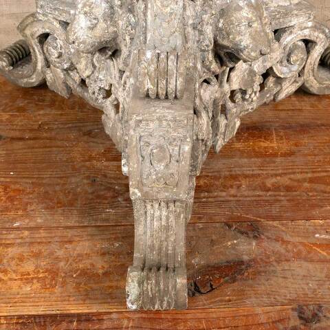 #45969 Antique Cast Metal Base with Lion Heads image 8