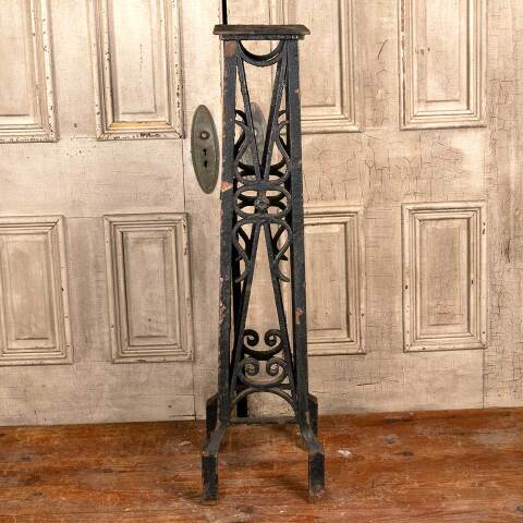 #45976 Antique Wrought Iron Exterior Lamp Base image 5