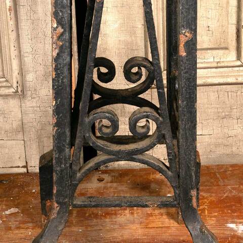 #45976 Antique Wrought Iron Exterior Lamp Base image 6