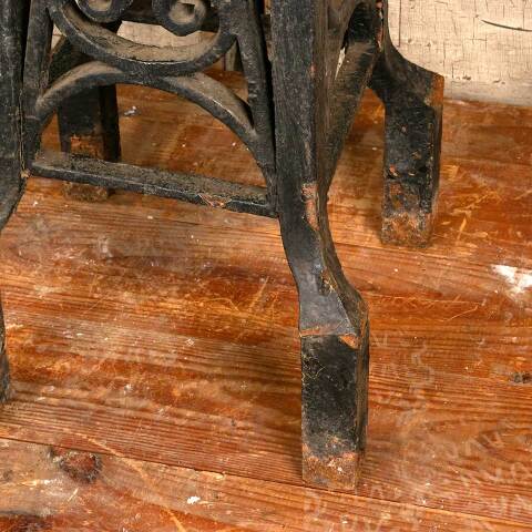 #45976 Antique Wrought Iron Exterior Lamp Base image 7