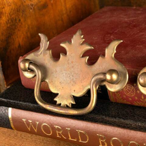 #45988 Vintage Brass Chippendale Drawer Pulls image 4