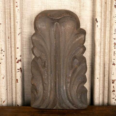 #45995 Antique Cast Iron Acanthus Leaf Ornament image 5