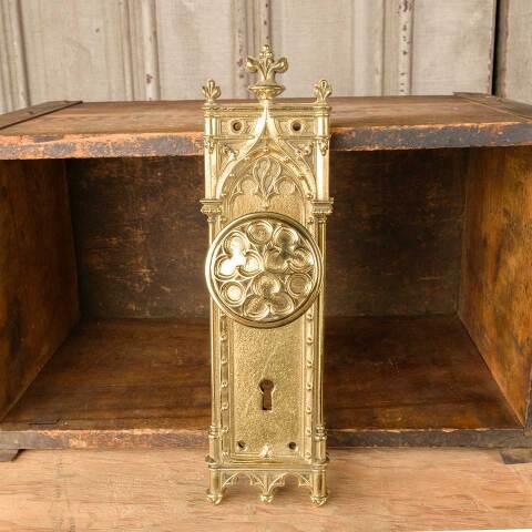 #46018 Reproduction Brass Corbin Door Hardware Set image 3