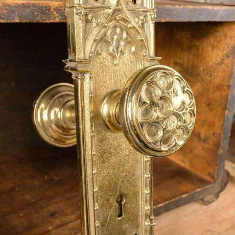 #46018 Reproduction Brass Corbin Door Hardware Set image 5