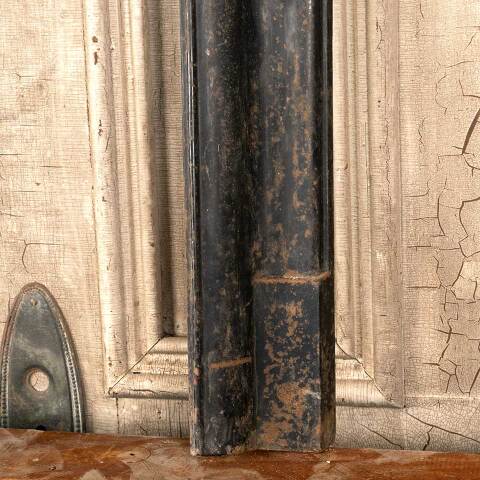 #46042 Salvaged Antique Cast Iron Fireplace Surround image 3