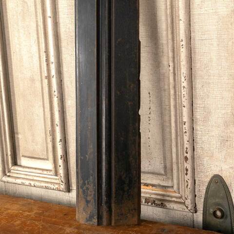 #46044 Salvaged Antique Cast Iron Fireplace Surround image 4