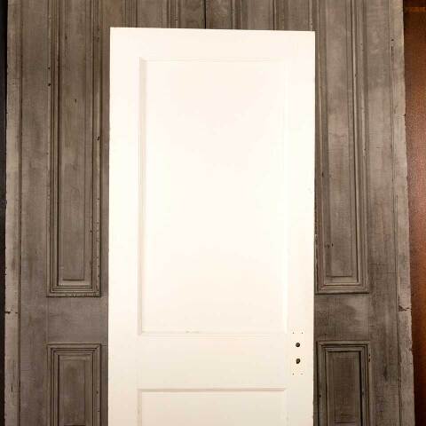 #46120 30x78 Antique 2 Panel Wood Interior Door image 2