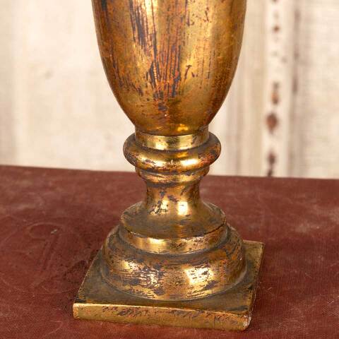 #46156 Antique Solid Brass Finial Artifact image 2