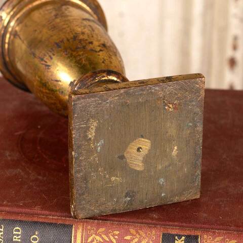 #46156 Antique Solid Brass Finial Artifact image 6