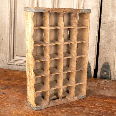 #46158 Antique PEPSI-COLA 24 Bottle Wood Crate image 5