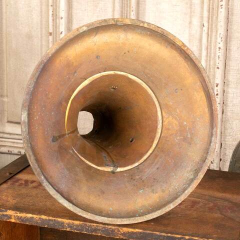 #46186 Antique Ornate Cast Brass Chandelier Part image 6