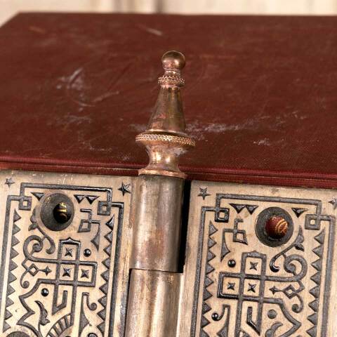 #46226 4" Antique Cast Metal Door Hinge Hardware image 4