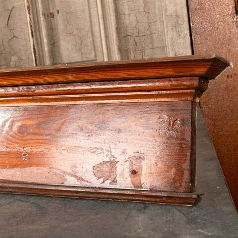 #46256 Salvaged Antique Pine Door/Window Header image 7