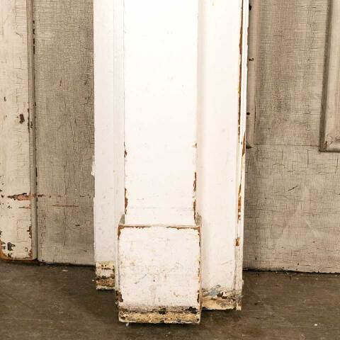 #46260 Antique Painted Wood Fireplace Mantel image 8