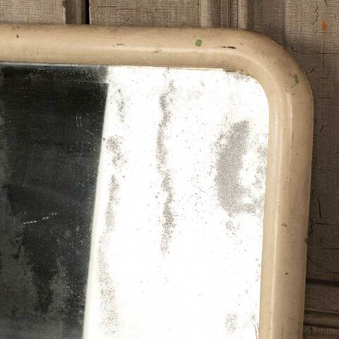 #46297 Antique Beveled Glass Mirror in Wood Frame image 6