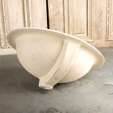 #46333 Porcelain Drop-in Bathroom Vanity Sink Bowl image 7