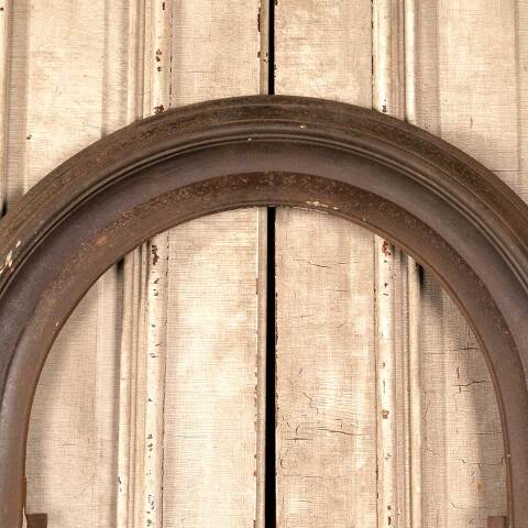 #46348 Salvaged Antique Cast Iron Fireplace Surround image 3