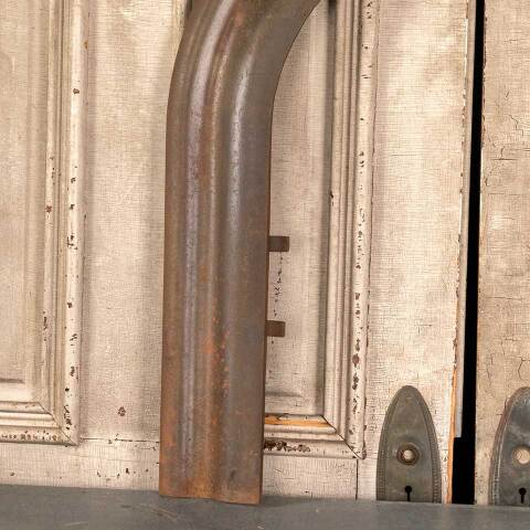 #46350 Salvaged Antique Cast Iron Fireplace Surround image 2