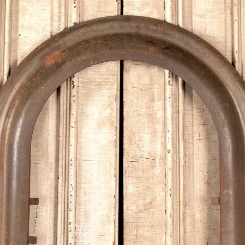 #46350 Salvaged Antique Cast Iron Fireplace Surround image 4