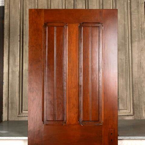 #46356 Antique Victorian 4 Panel Interior Wood Door image 6