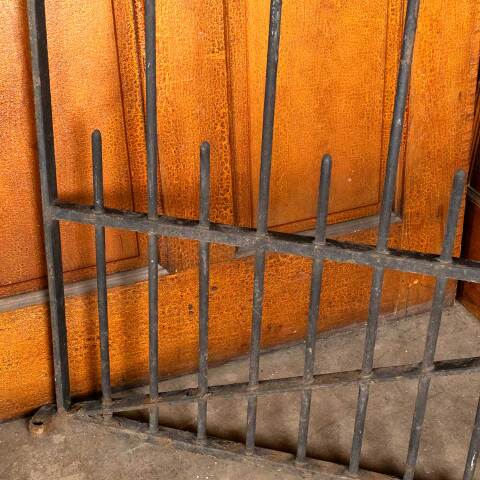 #46359 Salvaged Antique Wrought Iron Garden Gate image 4