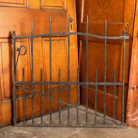 #46359 Salvaged Antique Wrought Iron Garden Gate image 6