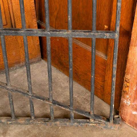 #46359 Salvaged Antique Wrought Iron Garden Gate image 7