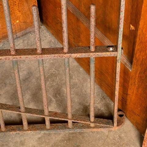 #46362 Salvaged Antique Wrought Iron Garden Gate image 6