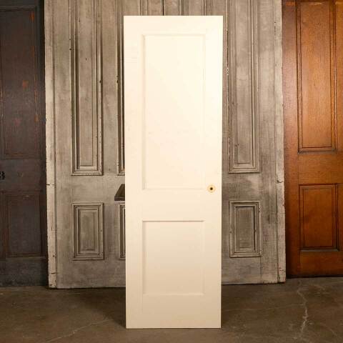 #46428 24x78 Antique 2 Panel Wood Interior Door image 4