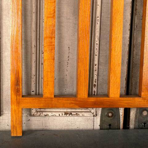 #46432 Salvaged Oak Interior Gate Railing image 5