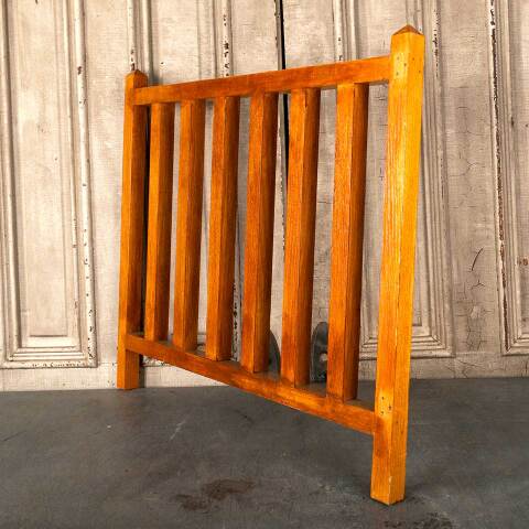 #46432 Salvaged Oak Interior Gate Railing image 6