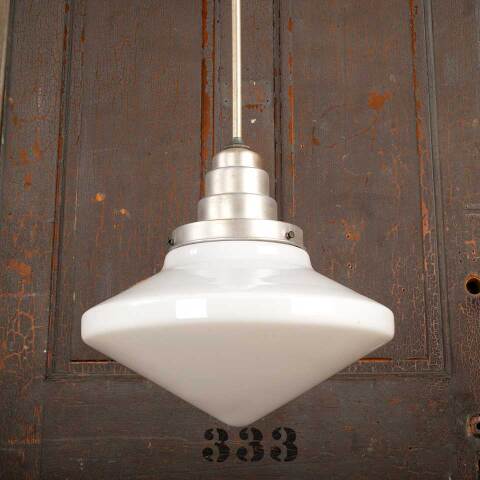 #46433 Salvaged Antique Art Deco Pendant Light image 2