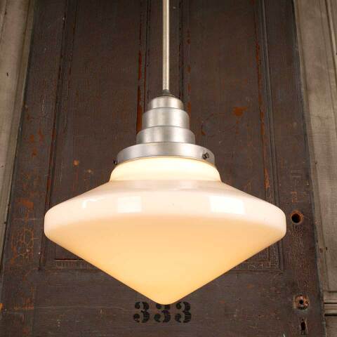 #46433 Salvaged Antique Art Deco Pendant Light image 6